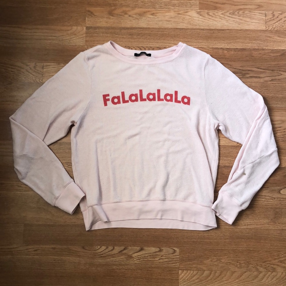 Wildfox FaLaLaLaLa sweatshirt - GUC